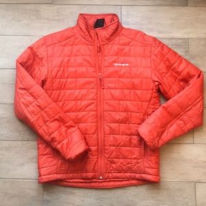 Gage Grundens nightwatch down jacket orange small